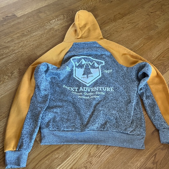 Jackets & Blazers - Women’s Deek and Brian’s Next Adventure sweatshirt hoodie size large gray